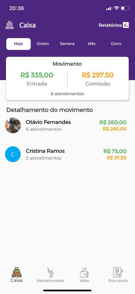 Screenshot of iPhone App