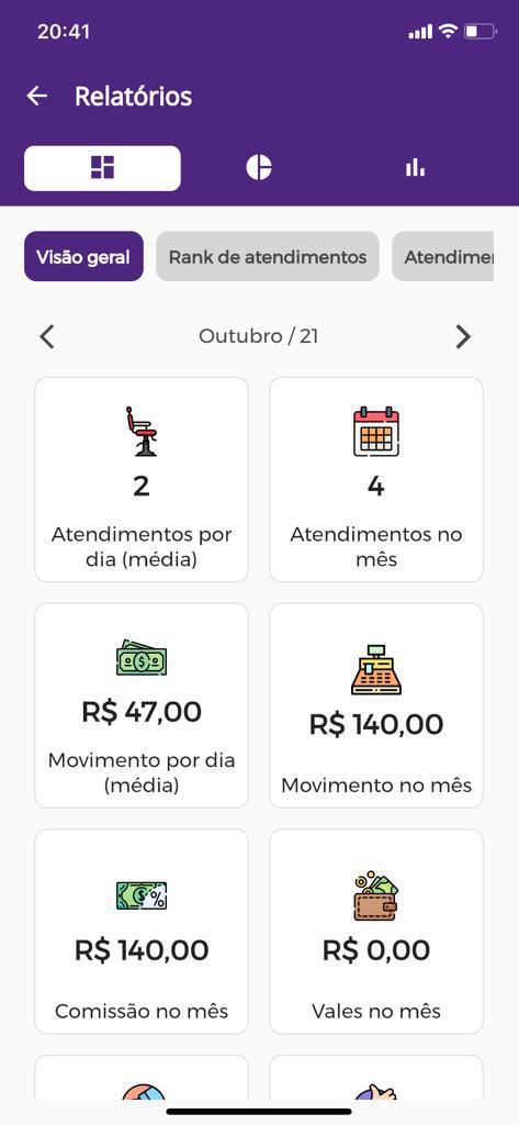 Screenshot of Android App